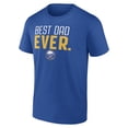 thumbnail image 2 of Men's Royal Buffalo Sabres Best Dad Ever T-Shirt, 2 of 3