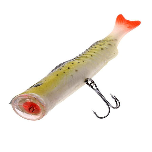 Señuelos De Pesca Duros Anzuelos De Cebo Biónicos Señuelos Flotantes Cebo Artificial De Pesca Lo Suficientemente Fuerte Para Peces Grande Verde oscuro