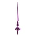 thumbnail image 1 of Vickerman M183369S 12 in. Orchid Shiny Cupola Finial Ornament  3 per Bag, 1 of 2