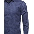 thumbnail image 3 of FashionOutfit Men's Long Sleeve Patterned Button Down Shirt, 3 of 3