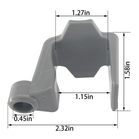4 Pack Pontoon Boat Square Rail Mudguard Clips Boat Mudguard Hangers