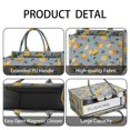 thumbnail image 4 of Large Capacity Tote Bag,Yellow Lemon Fruit Leaves Handbag Fashion Luxury Tote Bag,15.7"x13"x 5.1" Inches,Laptop Compatible, 4 of 6