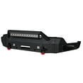 thumbnail image 5 of Vijay Compatible with 2022-2023-2024-2025-2026 Chevrolet Silverado 1500 Front Bumper Textured Black Steel with 5xLights and 2xD-rings, 5 of 9