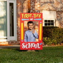 First Day of School Instaframe Cutout Yard Sign, Party, Party Decor, 1 Piece