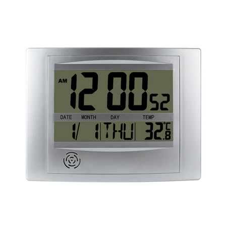 

VIST FOX 2 in 1 Household Mini Electric Large LCD Screen Clock Thermometer Measuring Tool