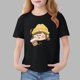 thumbnail image 1 of Blusas y camisas de manga corta con cuello redondo para niños Camiseta de verano de manga corta estampada para niñas Jersey elegante de cuello redondo para niñas Top de algodón para niños, 1 of 6