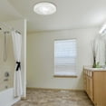 thumbnail image 5 of Akicon  Ultra Quiet Bathroom Exhaust Fan with LED Light 80CFM 2.0 Sones Round Bathroom Ventilation Fan with Frosted Glass Cover Satin White, 5 of 5