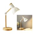thumbnail image 1 of Lámpara de Mesa de Lectura de Múltiples Articulaciones LED de Hierro de Madera Elegante Luz de Trabajo Flexible Blanco 5W Yinane Lámpara de escritorio plegable nórdica, 1 of 8