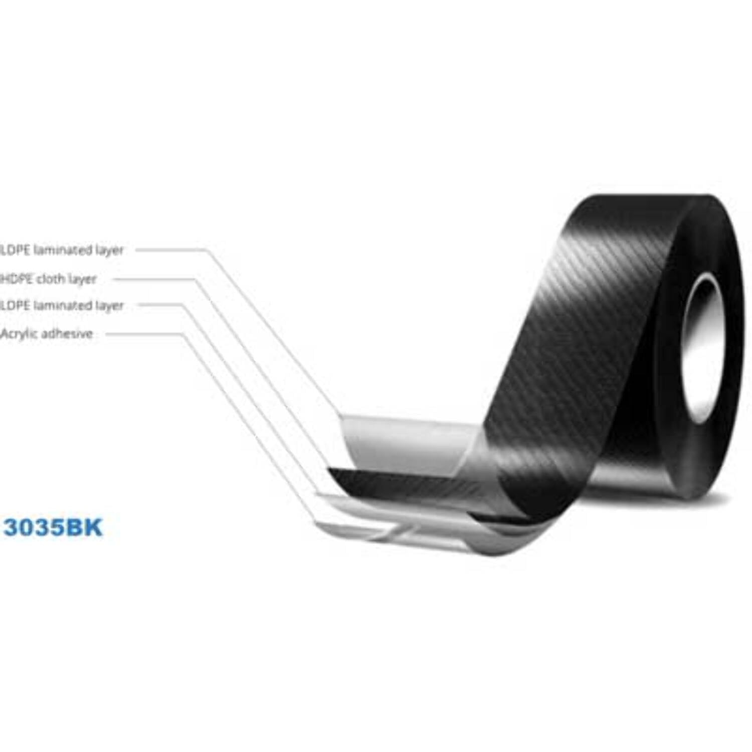 Alpha 3035BK Linerless Nichigo Self-Adhering Flashing Tape