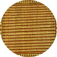 thumbnail image 1 of Ahgly Company Indoor Round Southwestern Yellow Country Area Rugs, 6' Round, 1 of 4