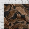 thumbnail image 2 of oneOone Rayon Brown Fabric Tropical Leaf Quilting Supplies Print Sewing Fabric By The Yard 56 Inch Wide, 2 of 4
