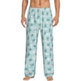 thumbnail image 2 of Lsque Sea Turtle Print Men's Pajama Pants, Lounge Pant - Comfortable Home Wear,Elastic Waistband, Stylish Design-Medium, 2 of 9