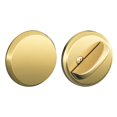 thumbnail image 1 of One-Sided with Outside Plate Deadbolt - Bright Brass, 1 of 1
