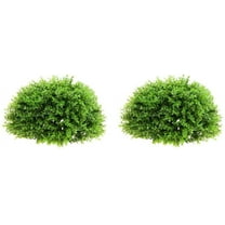 Namzi Artificial Topiary Trees Ball Shaped Indoor/Outdoor Faux Plants Ball Decorations - Green 34cm