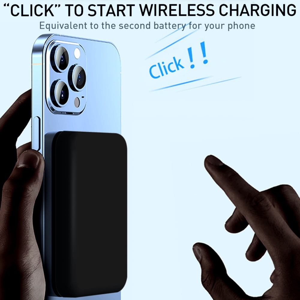 5000mAh Magnetic Wireless Power Bank,Portable 15W Fast Charging Battery Pack Charger Compatible with iPhone 14/13/12 Series
