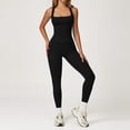thumbnail image 1 of PISONIC Women Two Piece Workout Sets Racerback Tank Tops Matching High Waisted Leggings with Pockets Gym Yoga Outfits, 1 of 6
