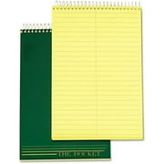 Products - TOPS - Docket Steno Pad, Gregg Rule, 6 x 9, Canary, 100 Sheets/Pad - Sold As 1 Each - Heavy 60-pt. forest green cover. - Top-wire binding. - Letr-Trim perforations for clean removal.