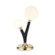 thumbnail image 1 of Lampara De Mesa Dos esferas Iluminacion Luz Vic, 1 of 3