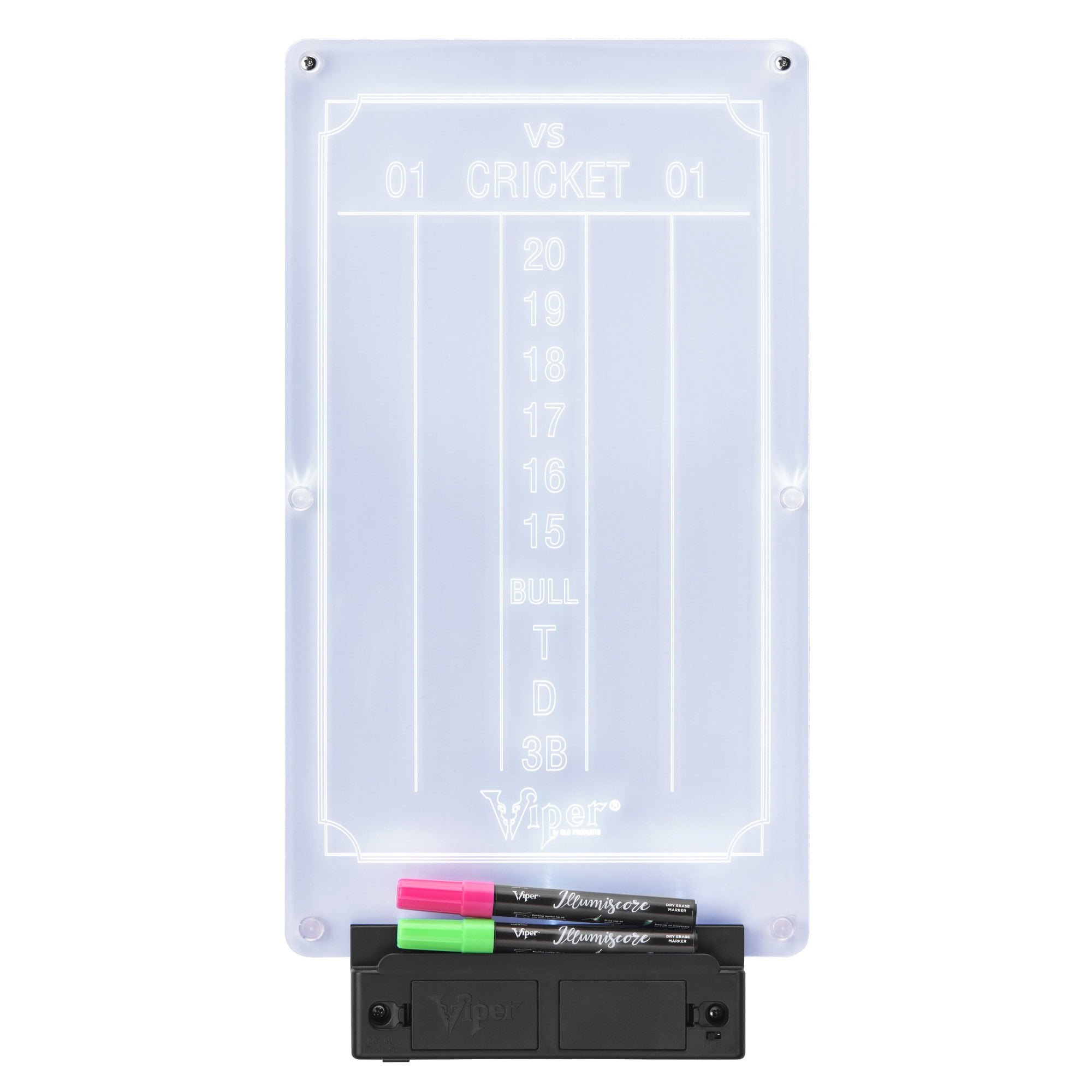 Set De 2 Tables De Score Pour Jeux D'Extérieur GoSports - Porte-Gobelets Et Compteur Magnétique, Noir Ou Blanc