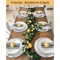 thumbnail image 4 of 13 Inch Round Placemats Set of 6, Grey Christmas Non Slip Heat Insulation PP Table Mats, Snowman Snowflake Winter Birds Washable Place Mats for Kitchen Dining Party Table Decor, 4 of 7