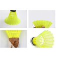 thumbnail image 3 of Plastic Training Birdies for Stable Flight Performance and Outdoor Wind Resistance, Resilient Enduring Play for Baseball/Softball Batting Practice, Nylon Shuttlecocks for Youth Players (6 Pack), 3 of 5