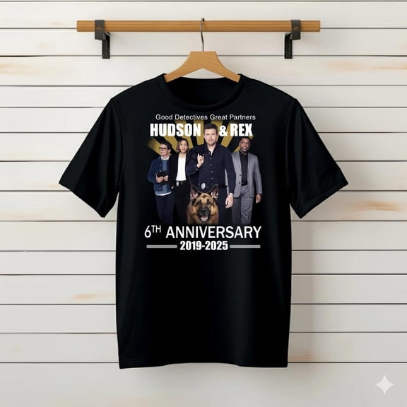 Good Detectives Great Partners Hudson And Rex###TeaBagTeaHouse, Unsiex Shirt