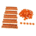 thumbnail image 2 of TISHITA 100 Sets Orange 1-100 Number Plastic Livestock Ear Tag Animal Tag for Goat Sheep, 2 of 8