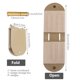 thumbnail image 4 of Tabla de cribbage de piel Hzskeqpy con diseño de 2 rieles y 4 clavijas, 4 of 6