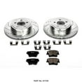 thumbnail image 1 of Power Stop Brake Kit K1720 1-Click Brake Kit; Carbon Fiber Ceramic Brake Pads; 12.6 Inch Silver Zinc Plated Cross-Drilled And Slotted Rotor; With Rotor/Brake Pad/Hardware, 1 of 2