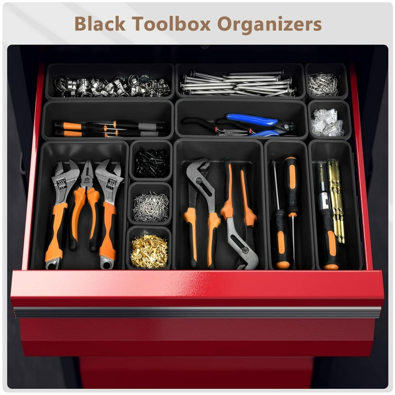 Tool Box Organizer tray set Storage Bins Rolling Toolbox Cabinet Drawer  Dividers