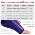 thumbnail image 3 of Bangcool Attelle de Cheville Respirante Manchon de Compression en Tricot, 3 of 8