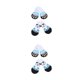 thumbnail image 1 of Billuyoard 4x Paws Stop Licking Paw Protector - Calcetines antideslizantes y de prevención de arañazos para mascotas, gatos, perros, botas Type3 NO3, 1 of 6