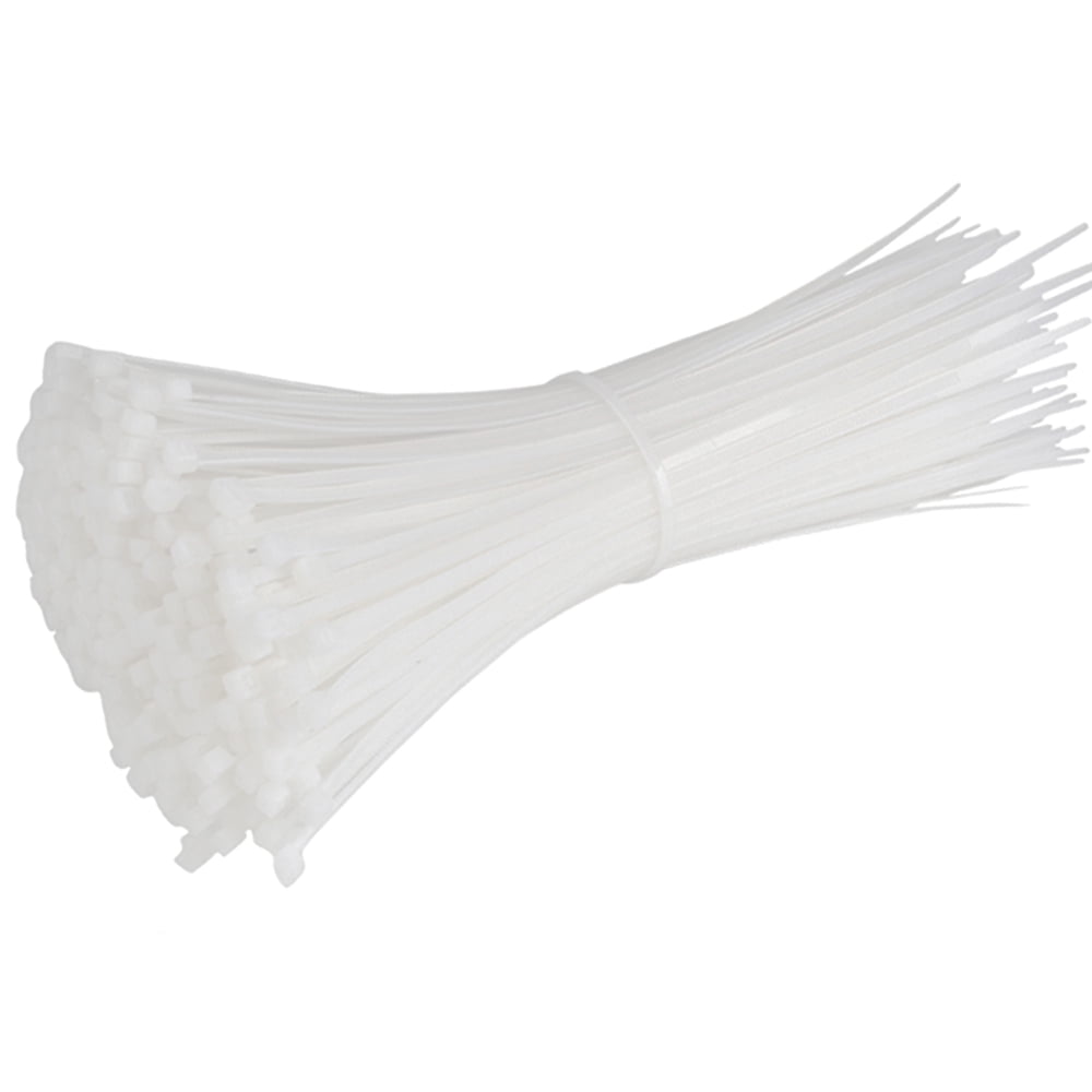 Zip Ties Heavy Duty 8 Inch Strong Premium Plastic Wire Cable Ties with