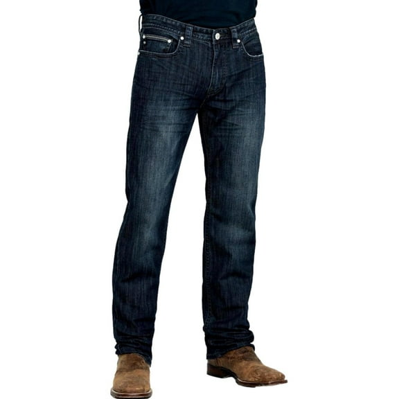 Rock & Roll Denim Jean Mens Revolver 38 X 36 Dark Vintage M1R2372