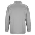 thumbnail image 3 of Annhoo Men's Office Blouses Casual Oversized Long Sleeve Collared Button Shirts Solid Color Business Dressy Pullover, 3 of 7