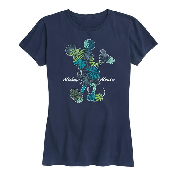 Mickey & Friends - Tropical Fill Mickey - Women's Short Sleeve Graphic T-Shirt