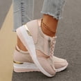 thumbnail image 3 of Slip On Sneakers Women Arch Support Orthopedic Running Shoes Tennis Walking Gym Fashion Sneakers Workout Atheltic Lightweight Breathable Sport Shoes Clearance Sale, 3 of 6