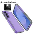 thumbnail image 4 of Galaxy S25 FE Case , 2 in 1 Phone Case for Samsung Galaxy S25 FE 5G 6.7 inch ,Takfox Shockproof Protection Heavy Duty Armor Hard Plastic & Rubber Rugged Full Body Bumper Cover- Purple, 4 of 9