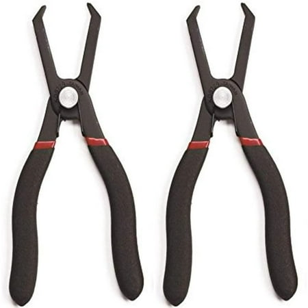 

2 Pieces 30 Degree Push Pin Removal Pliers Easily Remove Plastic Push Pins Plastic Anchors for Homes Warehouses