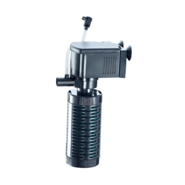 Filtro interno para pecera, filtro para acuario, suministro de aire, resistente , filtro sumergible con oxigenación de bajo ruido, 3 en 1 105 x 65 x 210 mm