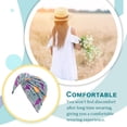 thumbnail image 4 of Minnieouse Turbante africano nudo estilo bohemio protección solar banda ancha accesorios moda sombreros pérdida Bonnet mujeres diademas verde Type3 NO3 Minnieouse AP011267-07B, 4 of 6
