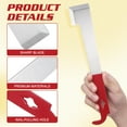 thumbnail image 3 of WEUVEB Red Pry Trim Bar 1Pack 10.43 Inch for Beekeeping Equipment Tool, 3 of 8