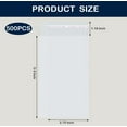 thumbnail image 2 of SDTC Tech Self Sealing Cellophane Bags, 500PCS 2.75x5.9 Inches Clear Treat Bags Resealable Plastic Cellophane Gift Bags for Packaging Gifts,Cookies,Party Favors,Treats,Candy, Small Cakes, Crafts, 2 of 6