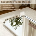 thumbnail image 6 of BEAUTYPEAK 20"x30" Arched Bathroom Mirror with Curved Top Modern Decorative Wall Mirror with Deep Frame, Silver, 6 of 6