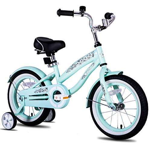 JOYSTAR 12 Inch Kids Beach Cruiser Bike with Training Wheels for Ages 2 4 Years Old Girls Boys Toddler Kids Bicycle Green Walmart