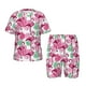 thumbnail image 1 of Balery Flamingo Conjunto de Pijama Infantil de Manga Corta con Estampado – Ropa de Dormir de Algodón Suave-3X-Large, 1 of 6