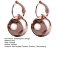 thumbnail image 7 of Hyasfey 1 Pair Drop Earrings Elegant Vintage Smooth Round Bright Luster Decorative Gift Women Ball-Shaped Pendant Hoop Earrings Jewelry for Daily Wear, 7 of 7