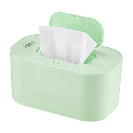 USB Baby Wipe Warmer 3 Temperature Modes Diaper Wipe Warmer 10W Constant Temperature Large Capacity Portable Baby Wipe Warmer Dispenser for Home Car Travel