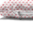 thumbnail image 4 of Love Pet Bed, Hearts Retro Painted Ornamental Love Shapes Simple Minimalistic Design Art, Chew Resistant Pad for Dogs and Cats Cushion with Removable Cover, 24" x 39", Dark Coral White, by Ambesonne, 4 of 4
