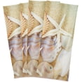 thumbnail image 2 of Dreamtimes Seashells and Sea Starfishes Kitchen Towels Set of 1 Dishcloths Hand Towels Tea Towels Ultra Absorbent for Cleaning Washing Drying Dishes Tableware 28'' x 18'', 2 of 7